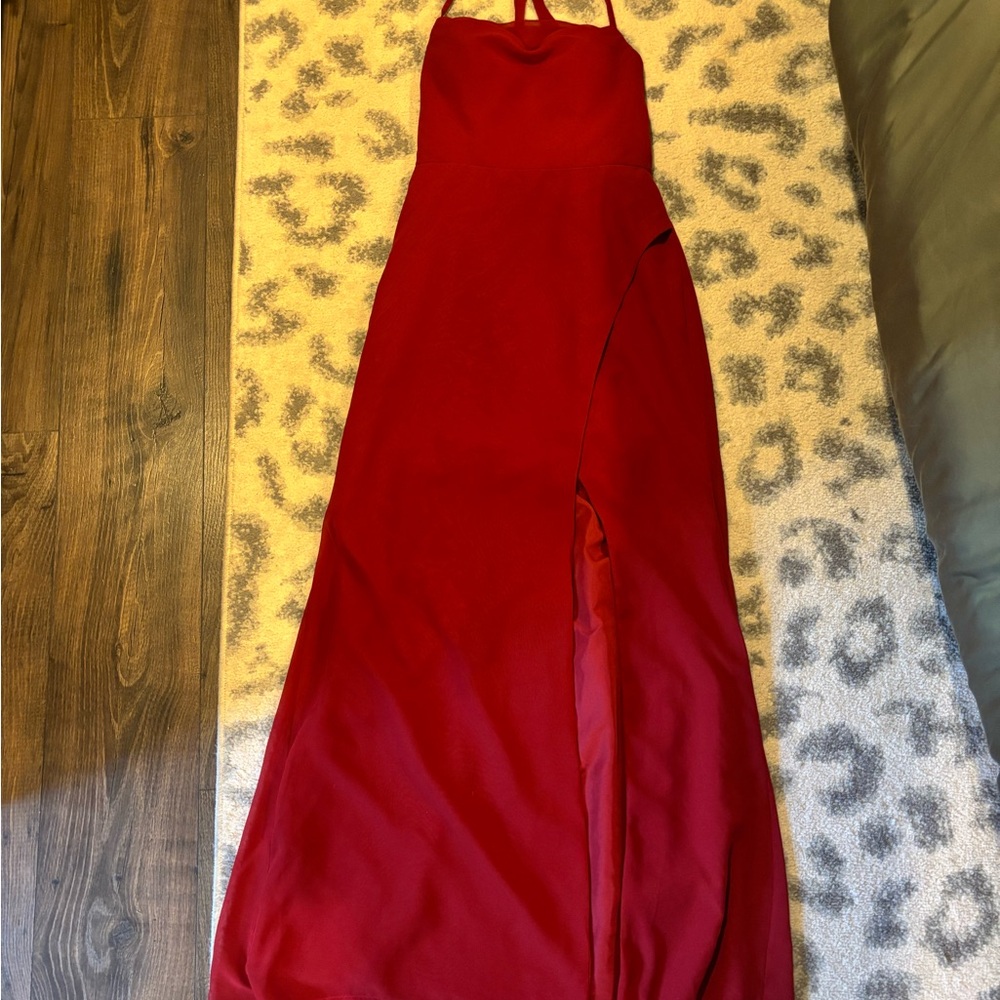Elegant Red Evening Gown Kendall and Kylie Kardashian size 4